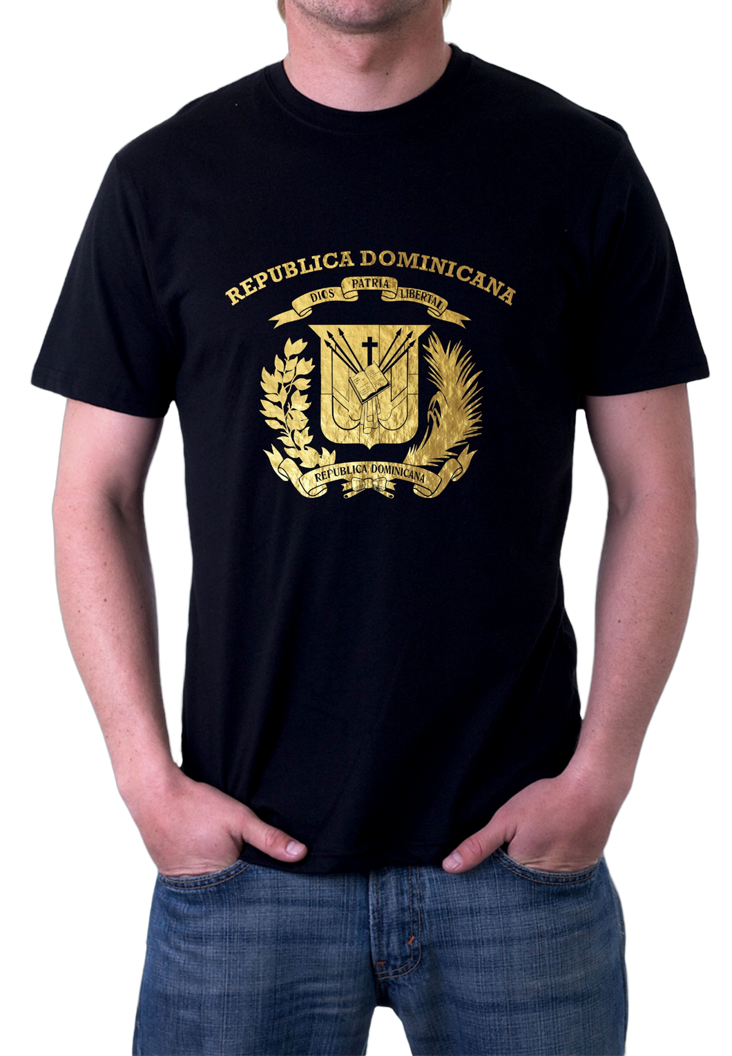 Dominican Coat of Arms Shield T-shirt | Camisetas Dominicanas