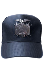 Load image into Gallery viewer, Ecuadorian Black shield hat | Gorra, escudo negro
