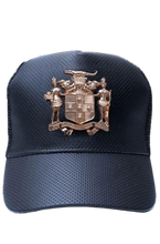 Load image into Gallery viewer, Jamaican Gold Coat of Arms Snapback Cap
