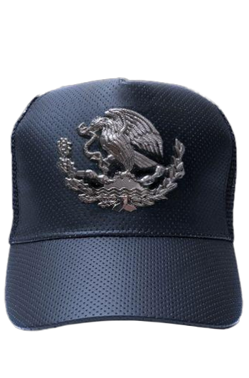 Mexican cap with black coat or arms | Gorra Mexicana escudo negro