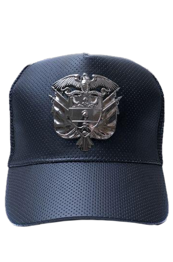 Black Colombian coat of arms trucker hat | Gorras Colombianas