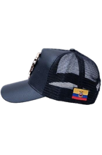 Load image into Gallery viewer, Ecuadorian Black shield hat | Gorra, escudo negro
