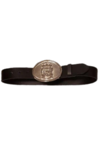 Load image into Gallery viewer, Puerto Rican Shield Buckle with 100% Leather Belt
