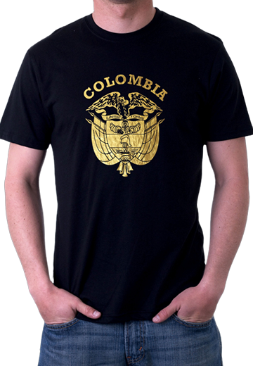 Colombia Coat of Arms T-shirt | Camisetas Colombianas